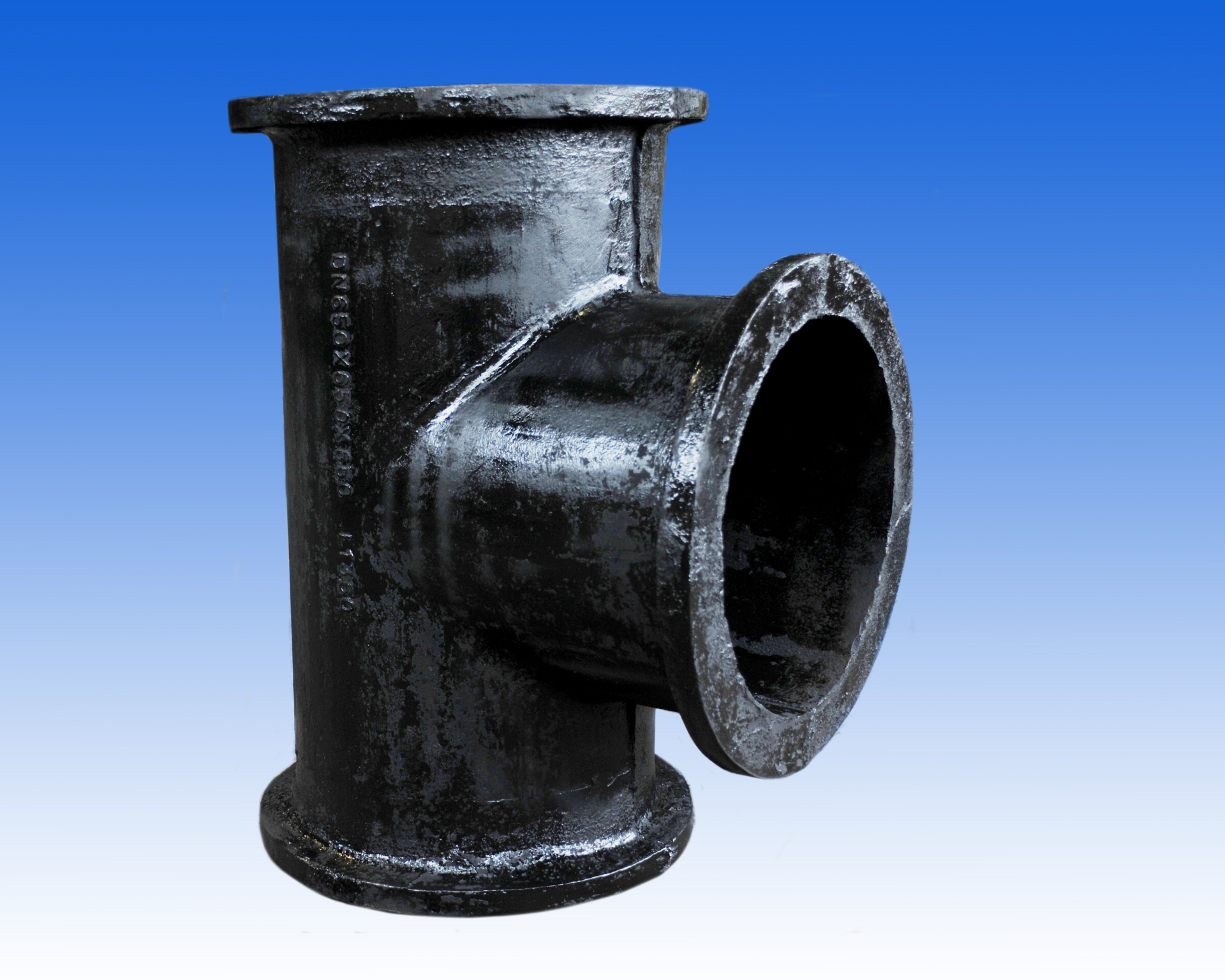 Acid-Resistant Cast Tee Pipe