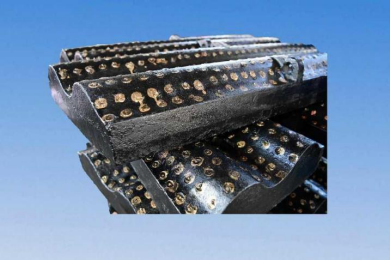 TiC-Rod Reinforced High-Mn Steel Composite Liner